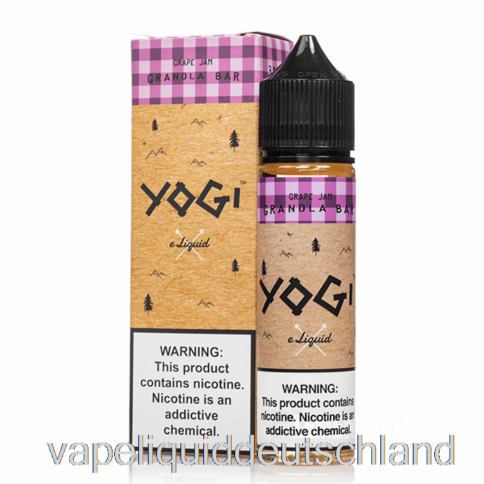 Traubenmarmelade-Müsliriegel – Yogi E-Liquid – 60 Ml, 3 Mg, Vape Deutschland